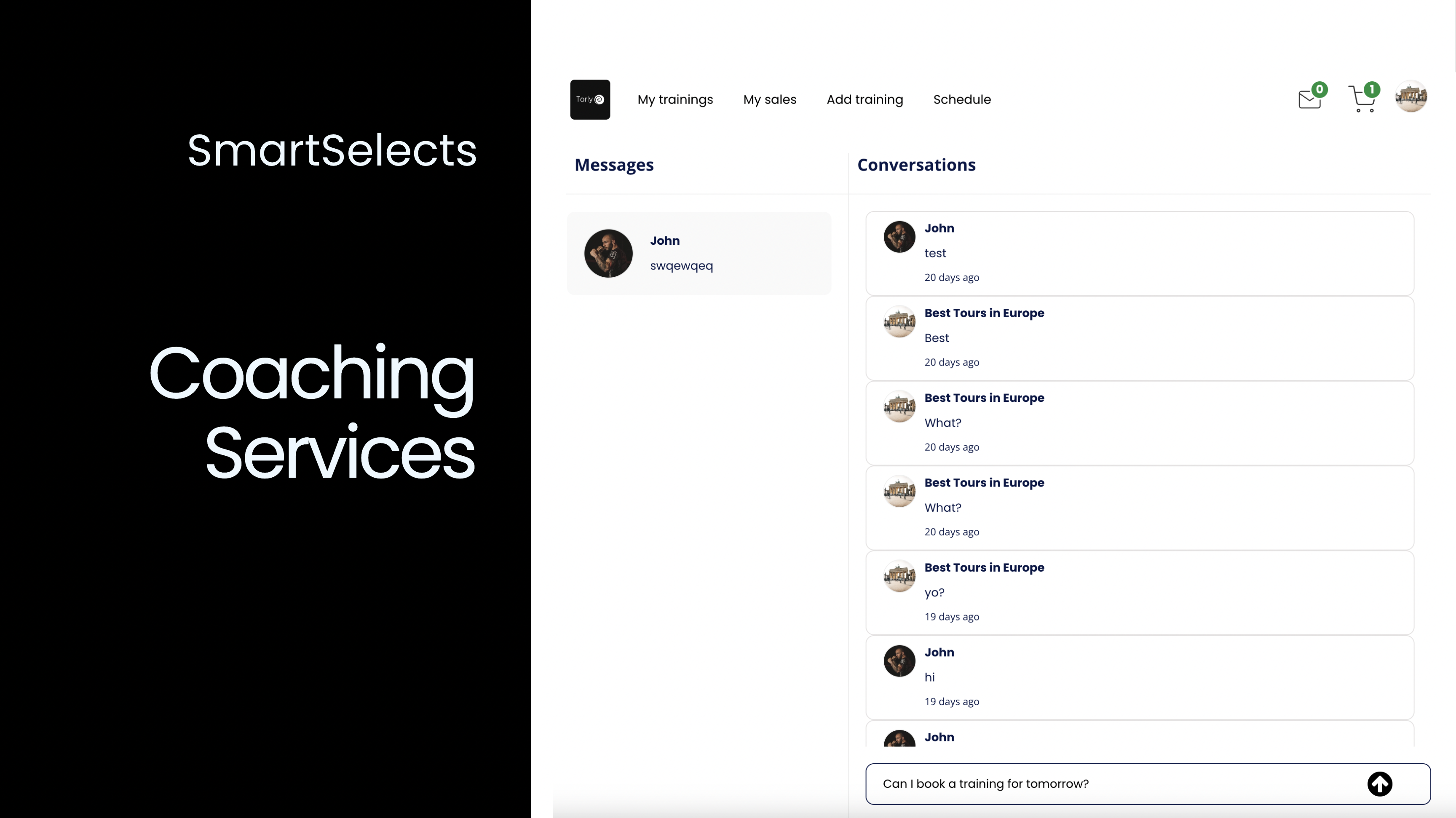 Coaching Services Template Bubble